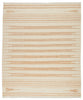 lomita handmade stripes light tan cream rug by jaipur living 1