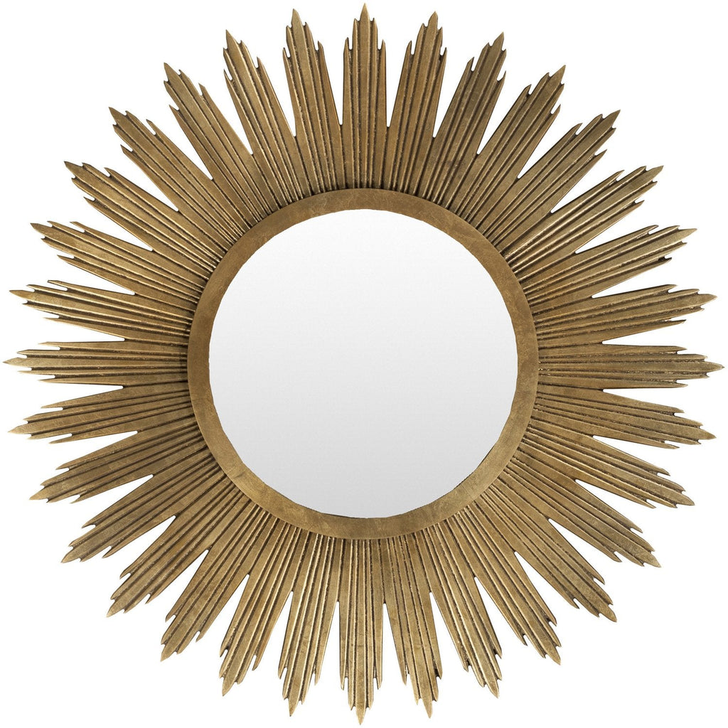 Altair MRR-1006 Sunburst Mirror in Gold by Surya