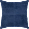 Manitou MTU-001 Suede Pillow in Dark Blue by Surya