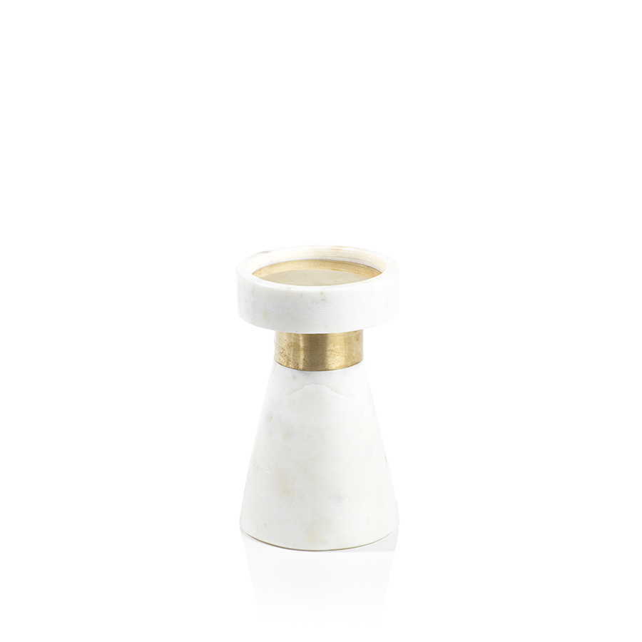 Mannara Marble Pillar Candle Holder in Various Sizes