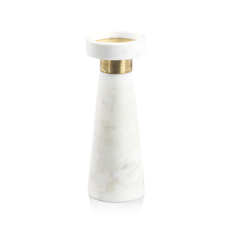Mannara Marble Pillar Candle Holder in Various Sizes