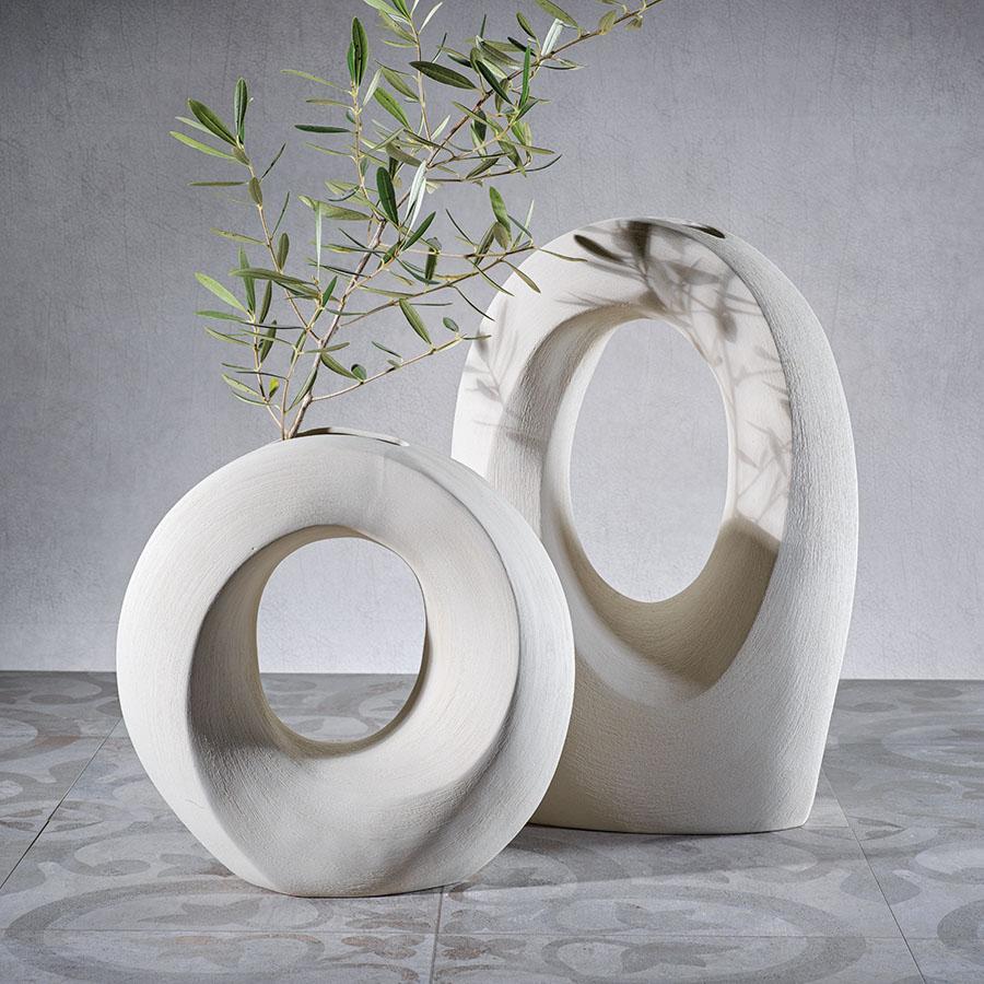 Manzanillo Porcelain Vases in Ivory