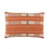 Phek Hand-Loomed Tribal Pillow in Terracotta & Cream