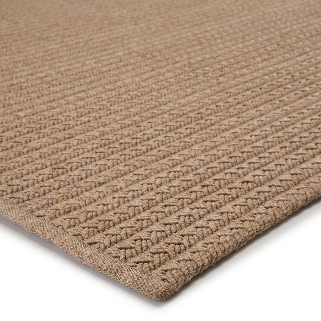 Iver Indoor/ Outdoor Solid Tan Rug by Jaipur Living