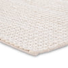 calista solid rug in white swan design by jaipur 2