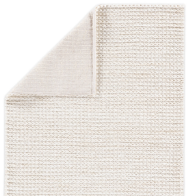 calista solid rug in white swan design by jaipur 3