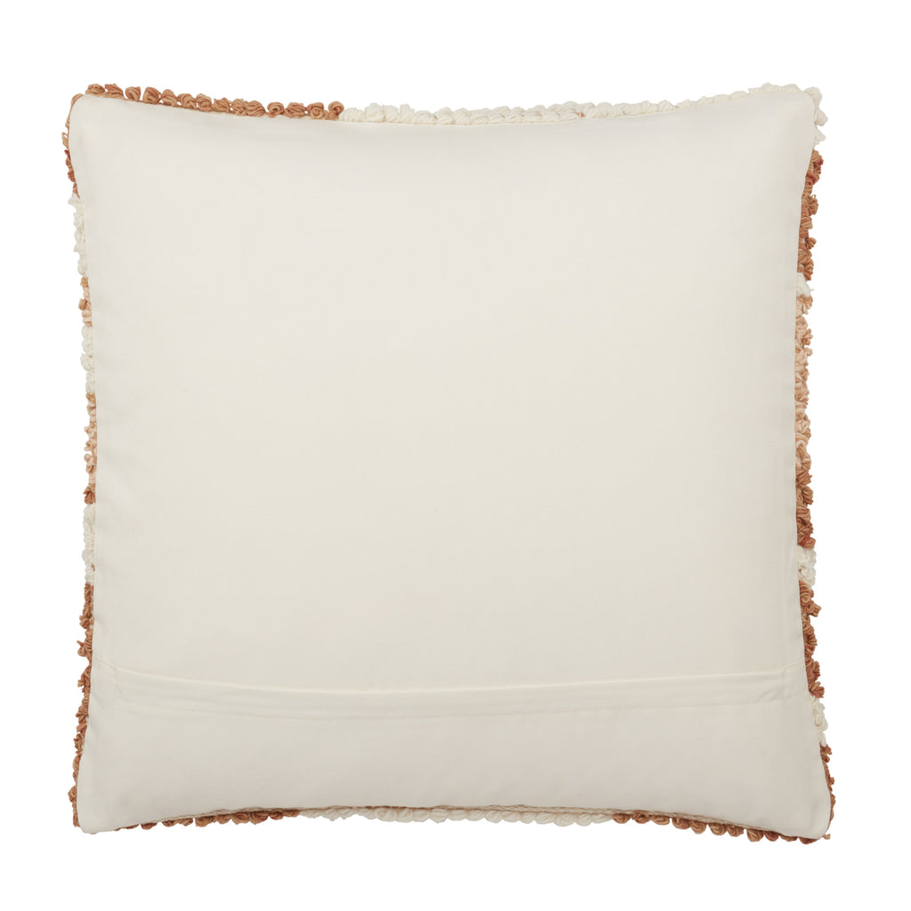 Nazka Hasani Indoor/Outdoor Tan & White Pillow 2