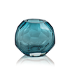 Nixie Hand Cut Blue Glass Vase in Various Sizes
