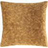 Collins OIS-004 Velvet Square Pillow in Dark Brown & Tan by Surya