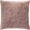 Collins OIS-006 Velvet Square Pillow in Rose & Eggplant by Surya