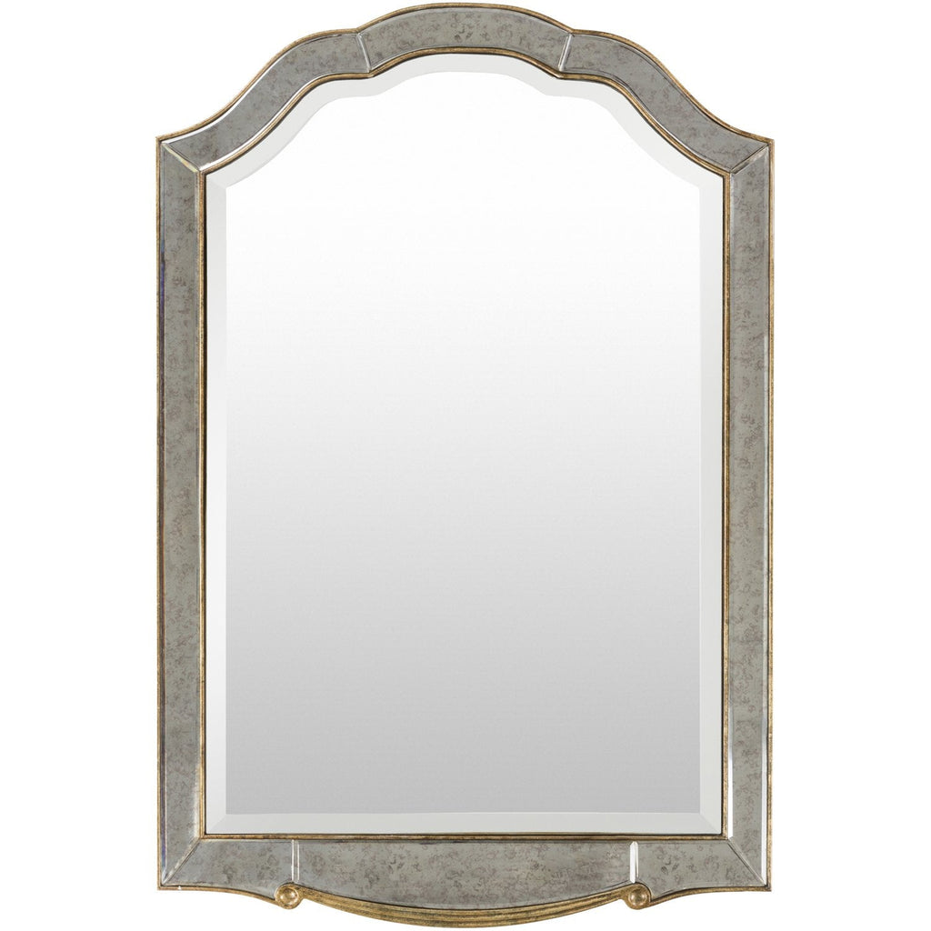 Oleander OND-2500 Arch/Crowned Top Mirror in Gold by Surya