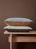 quilted aya cushion brown offwhite by oyoy 3