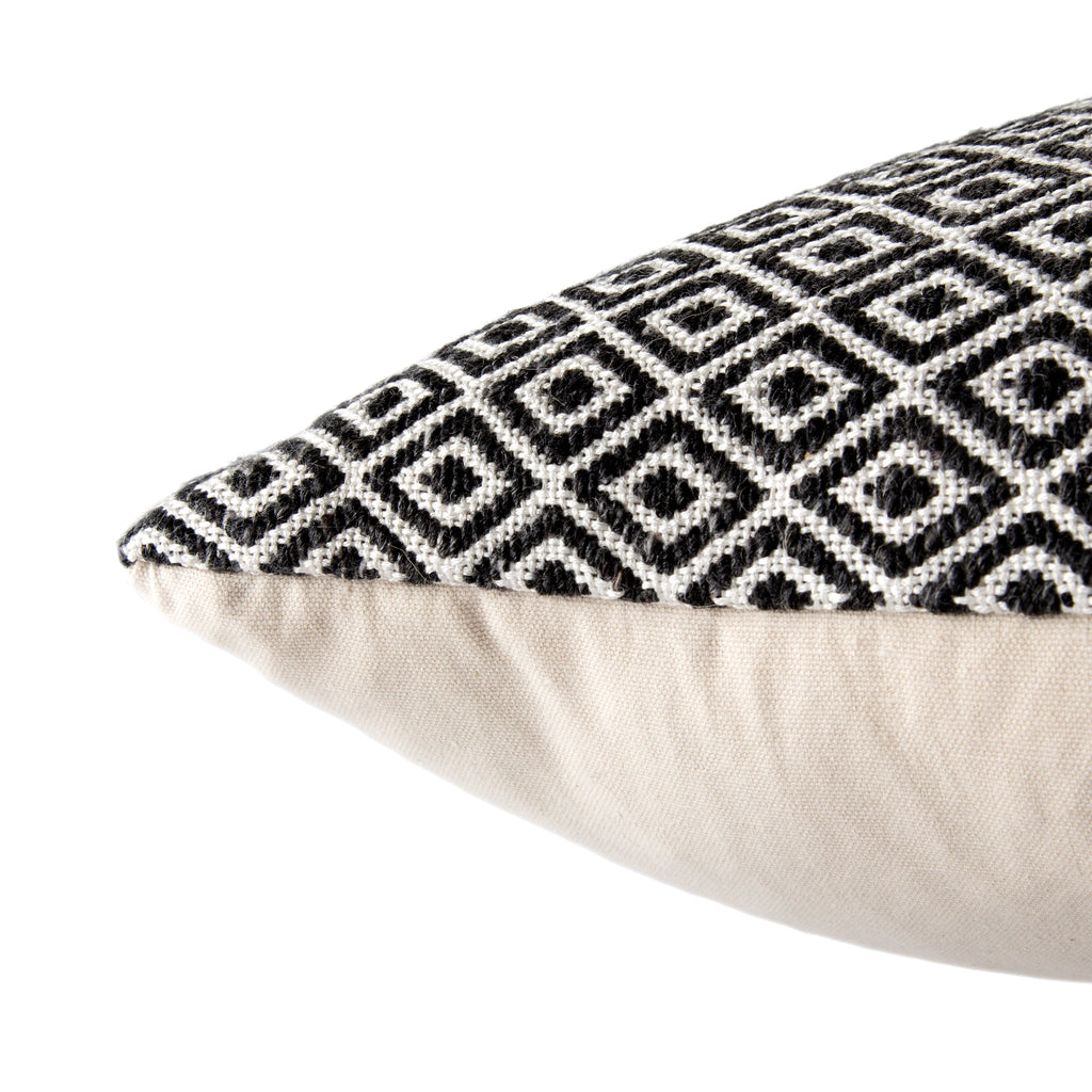 Estes Pillow in Gardenia & Pewter design by Jaipur Living