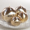 titanium ball candle gold in various sizes 4