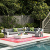 Zenith Indoor/ Outdoor Ikat Pink & Orange Area Rug
