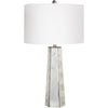 Perry PRLP-001 Table Lamp in White & Silver by Surya