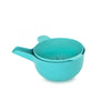 Pronto Bamboo Small Mixing Bowl and Colander Set in Various Colors design by EKOBO