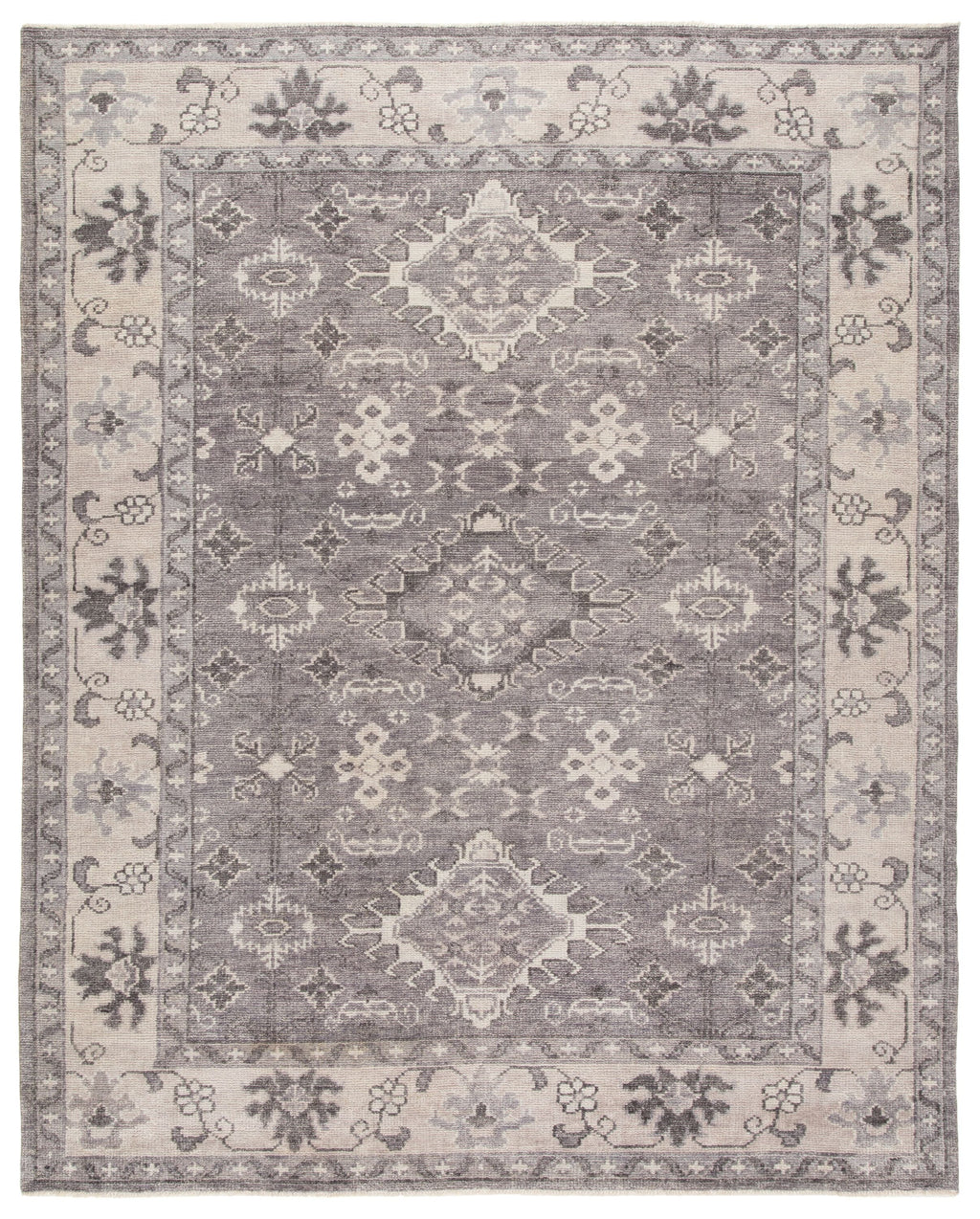 sln12 kella hand knotted medallion gray area rug design by jaipur 1