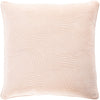 Quilted Cotton Velvet QCV-006 Pillow in Peach by Surya