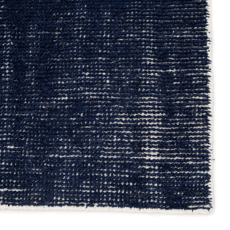 Limon Indoor/ Outdoor Solid Blue & White Area Rug