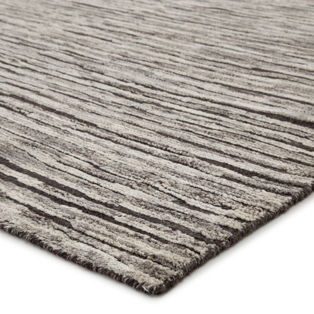 ramsay handmade stripes dark gray ivory rug by jaipur living 2