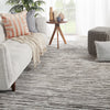 ramsay handmade stripes dark gray ivory rug by jaipur living 5