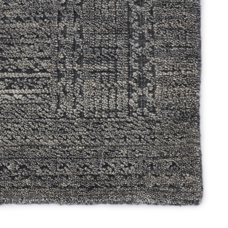Reign Jadene Reversible Hand Knotted Charcoal & Green Rug 4