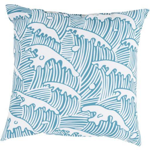Rain RG-098 Pillow in Blush & Sky Blue by Surya