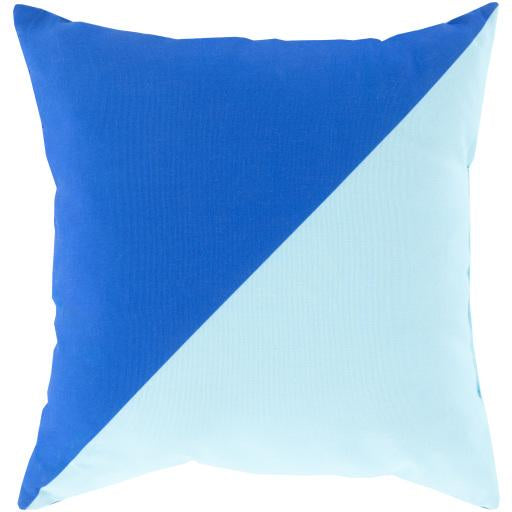 Rain RG-138 Pillow in Aqua & Bright Blue by Surya