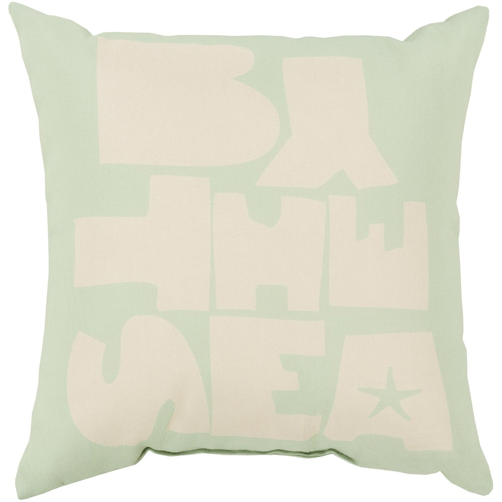 Rain RG-075 Pillow in Mint & Ivory by Surya