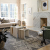 Torsby Hand-Knotted Geometric Black & Ivory Area Rug