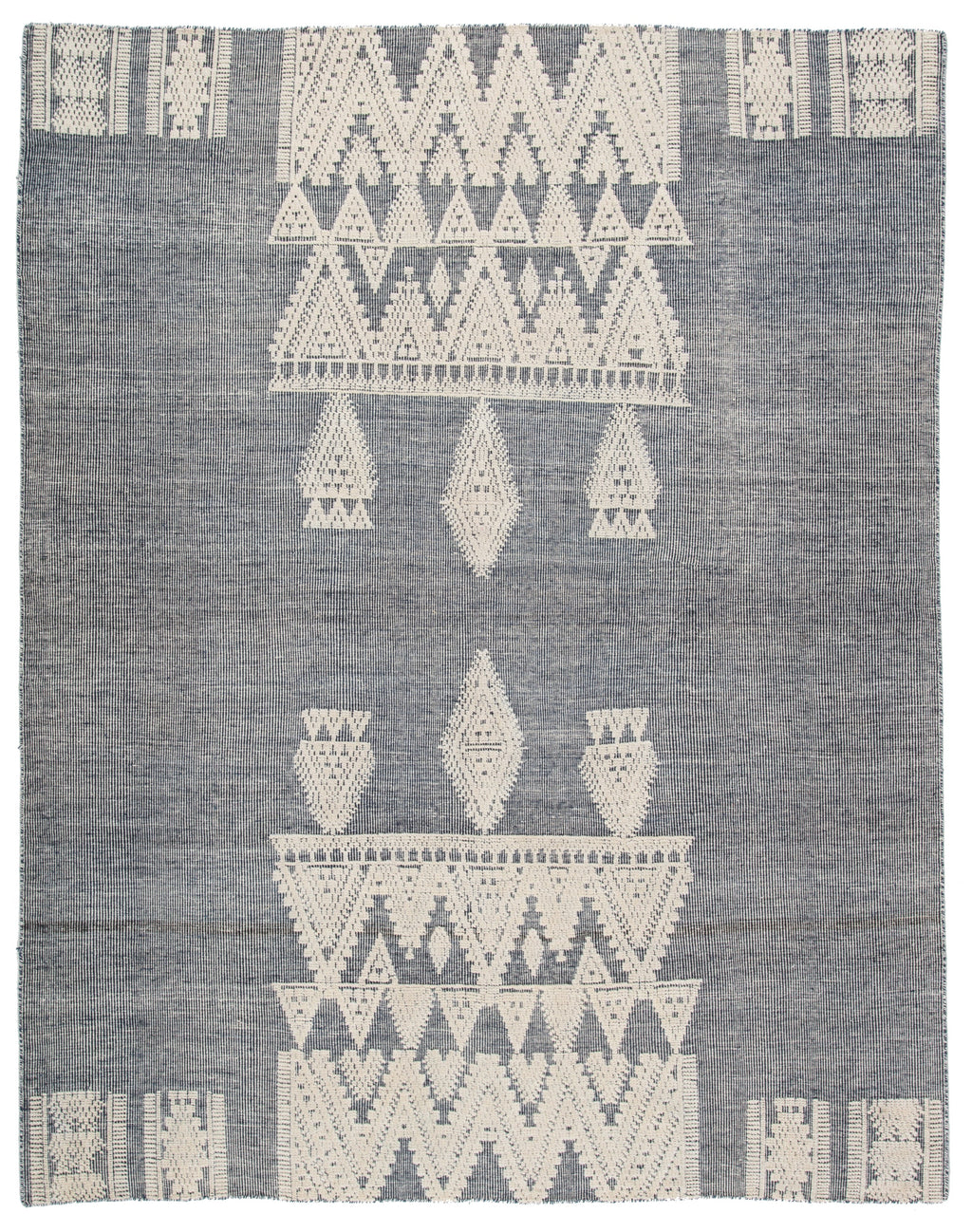 Torsby Tribal Rug in Total Eclipse & Whitecap Gray design by Jaipur Living