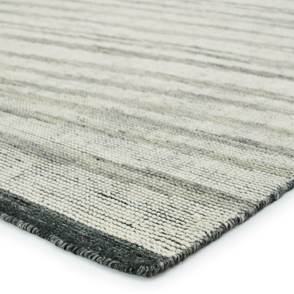 Rize Farrow Hand Knotted Gray & Ivory Rug 2