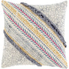 Raja RJA-002 Woven Pillow in Beige & Bright Blue by Surya