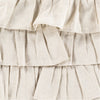 Ruffle RLE-001 Woven Pillow in Ivory by Surya