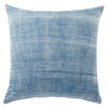 morgan handmade soild blue white throw pillow design by jaipur living 3
