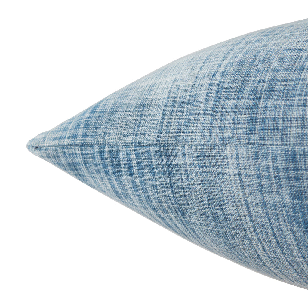 morgan handmade soild blue white throw pillow design by jaipur living 2