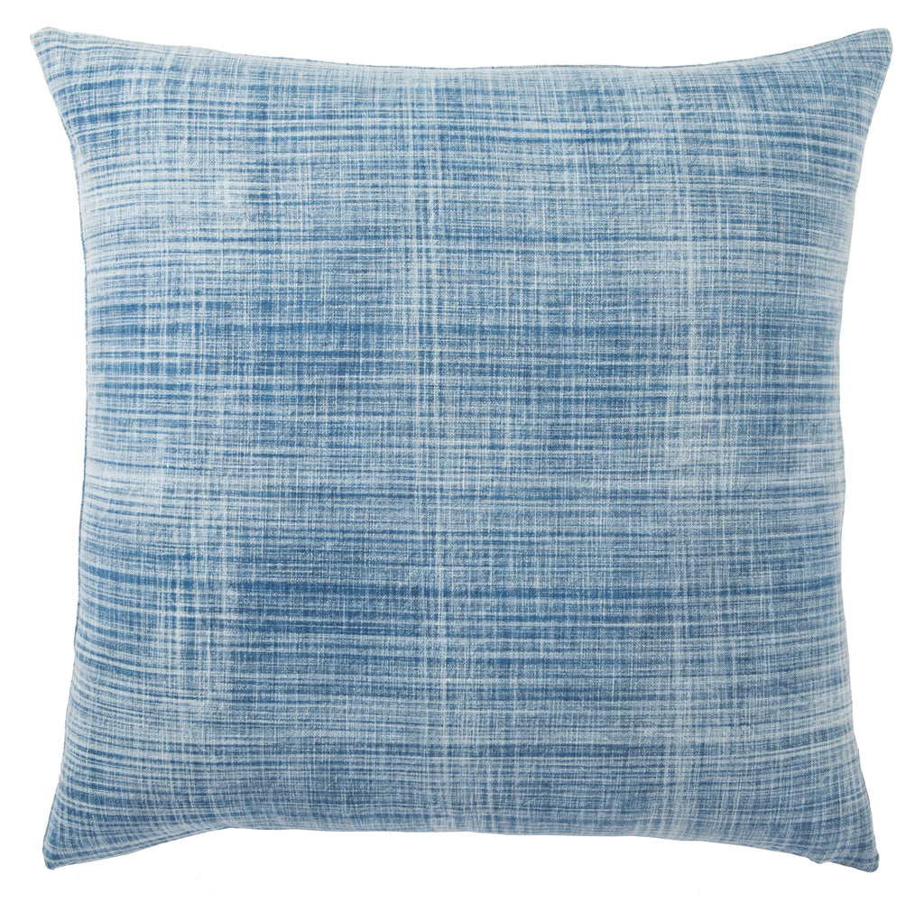 morgan handmade soild blue white throw pillow design by jaipur living 1