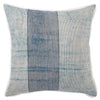 Alicia Handmade Stripe Blue & White Throw Pillow