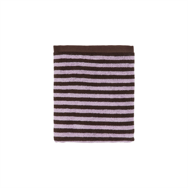 raita towel mini purple brown 1