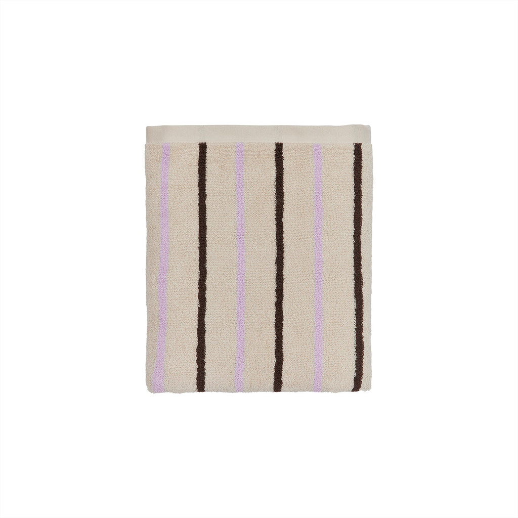 raita towel mini purple clay brown 1