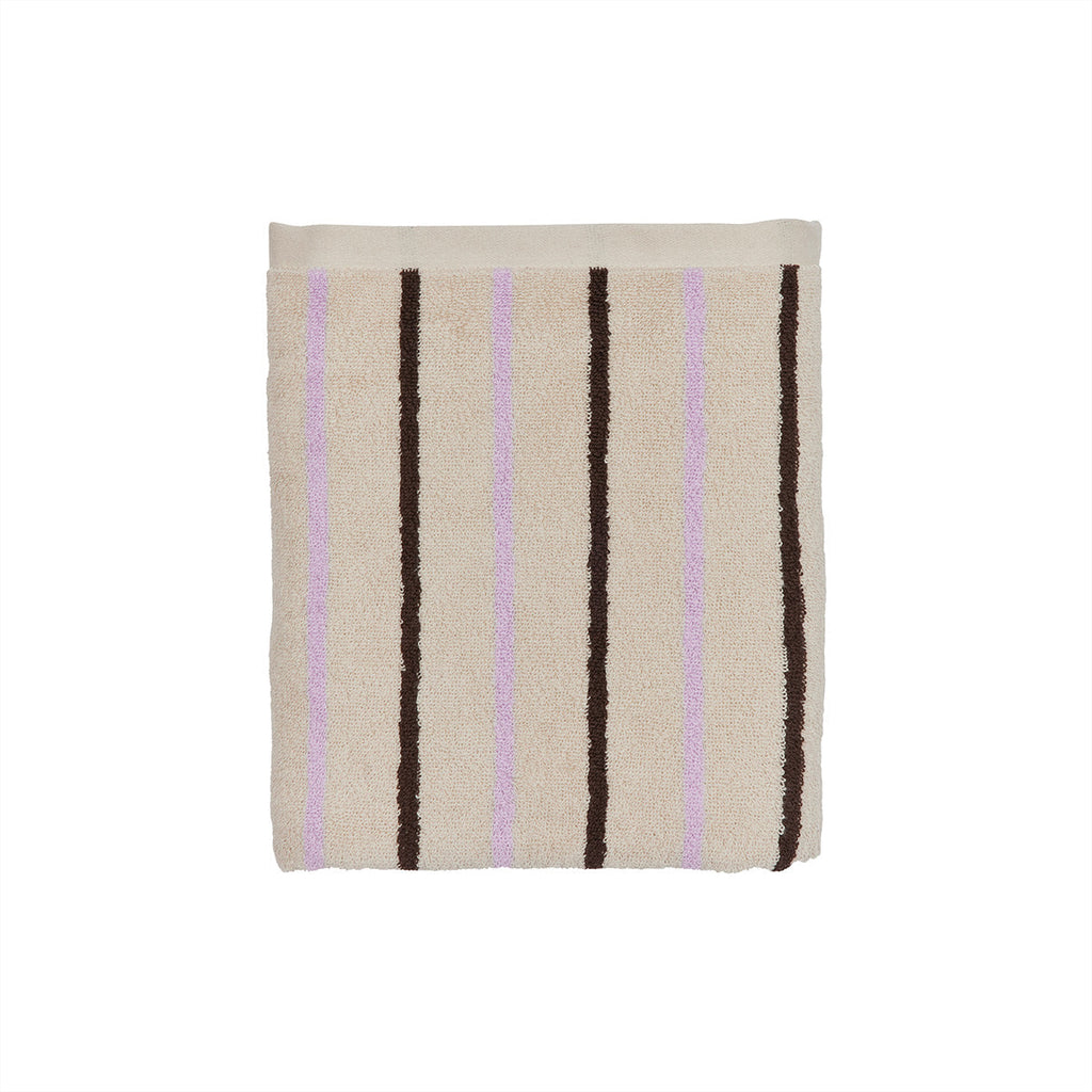 raita towel purple brown 1