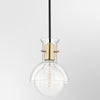 Riley 1 Light Pendant With Glass