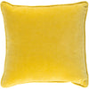 Safflower SAFF-7202 Velvet Pillow in Saffron by Surya