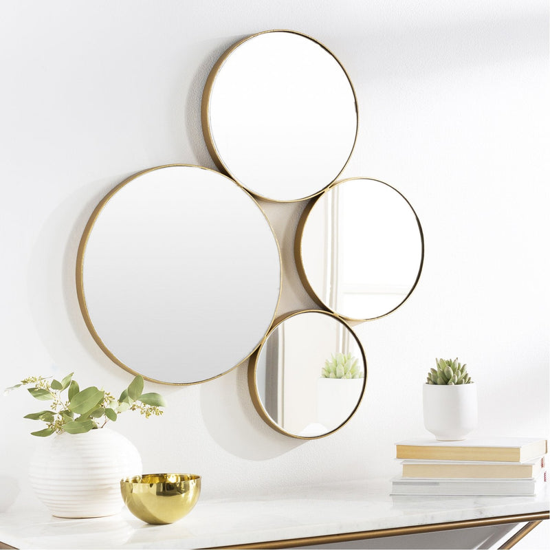 Sophie SHE-001 Mirror in Gold by Surya