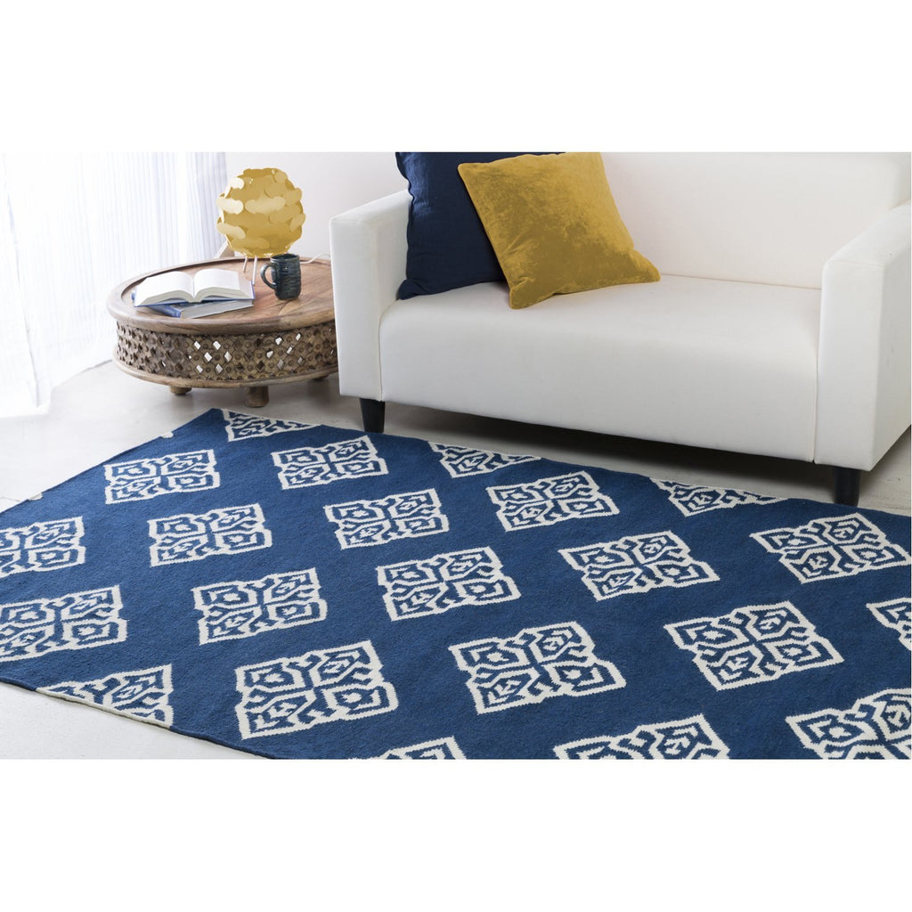 Solid SL-012 Woven Pillow in Navy by Surya