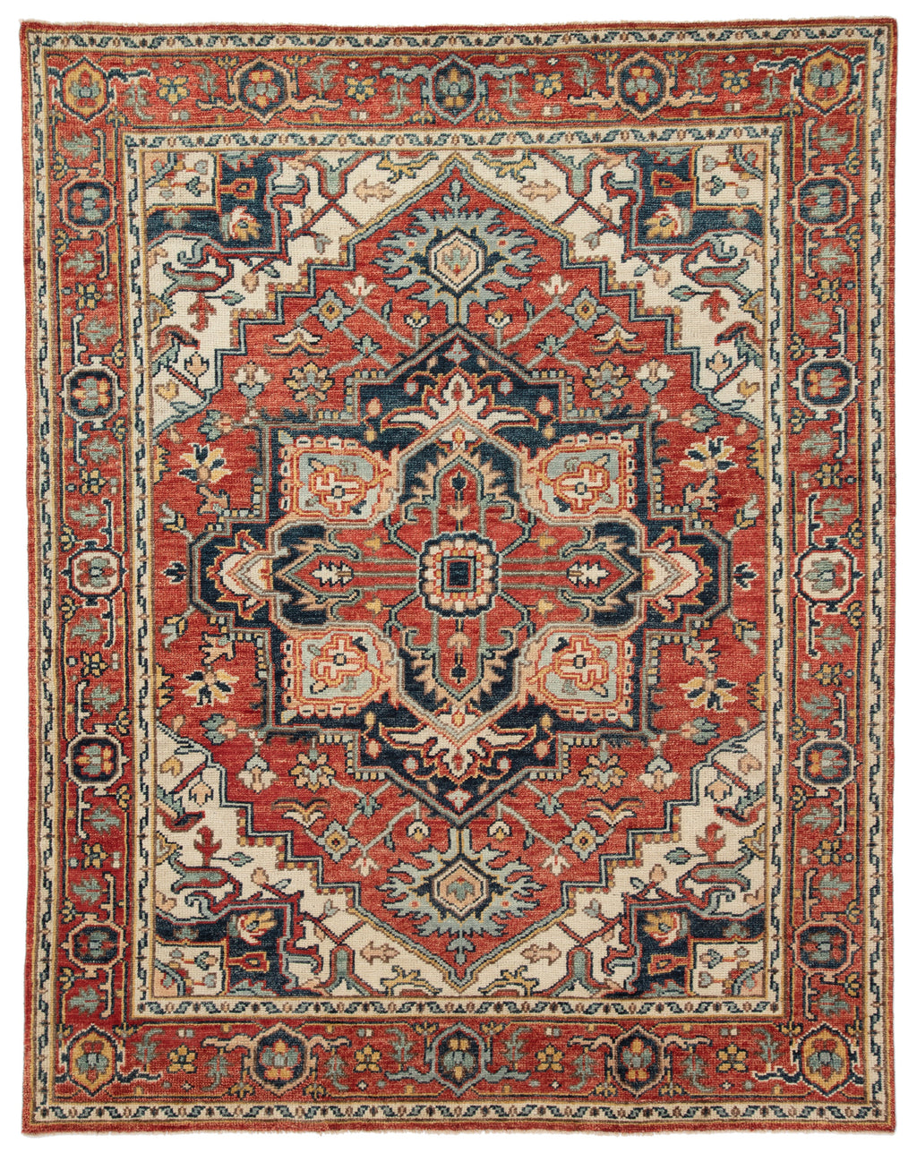 willa medallion rug in oatmeal cinnabar design by jaipur 1
