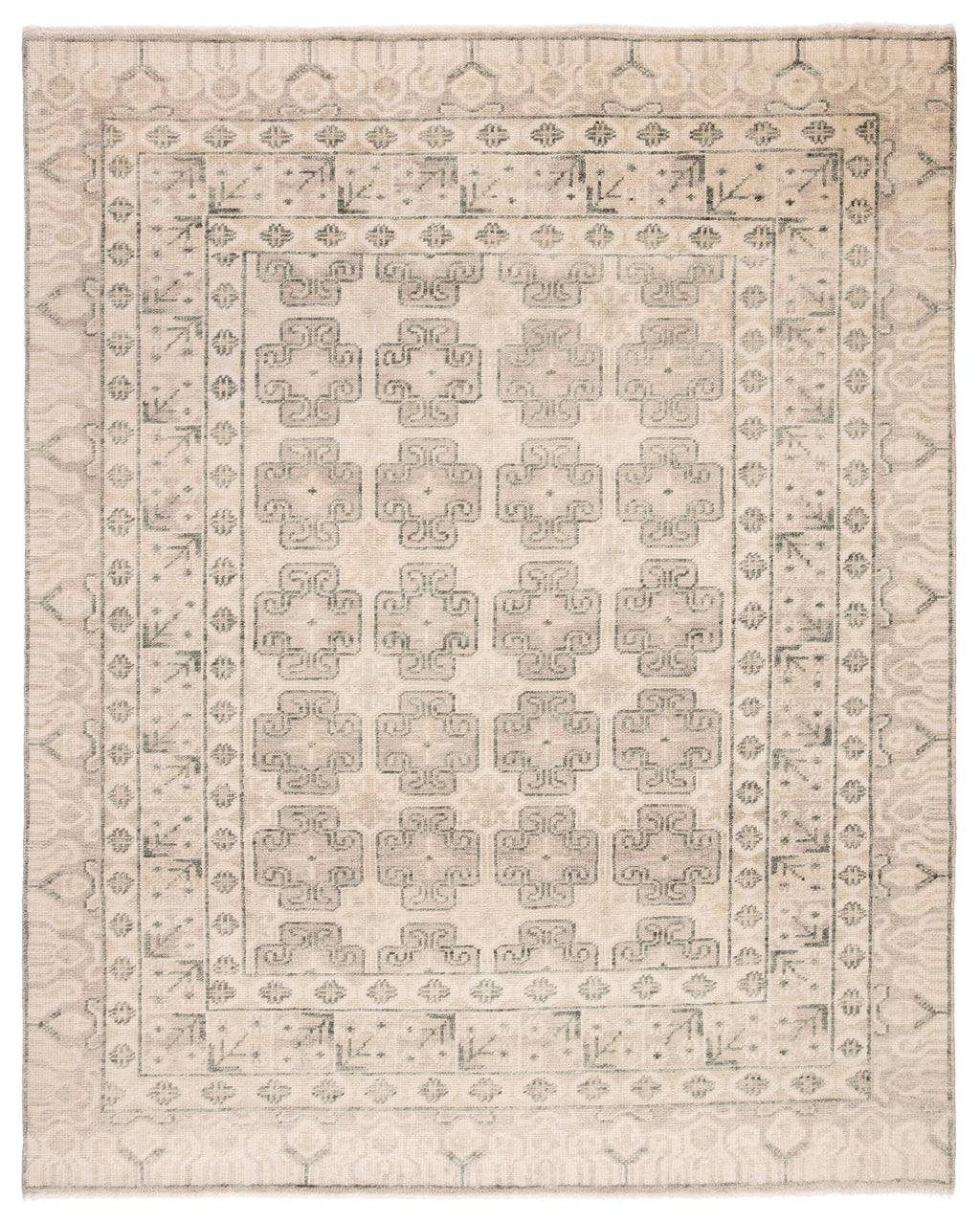 stage border rug in oatmeal whitecap gray design by jaipur 1