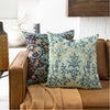 Shelter SLT-003 Woven Pillow in Mint & Navy by Surya