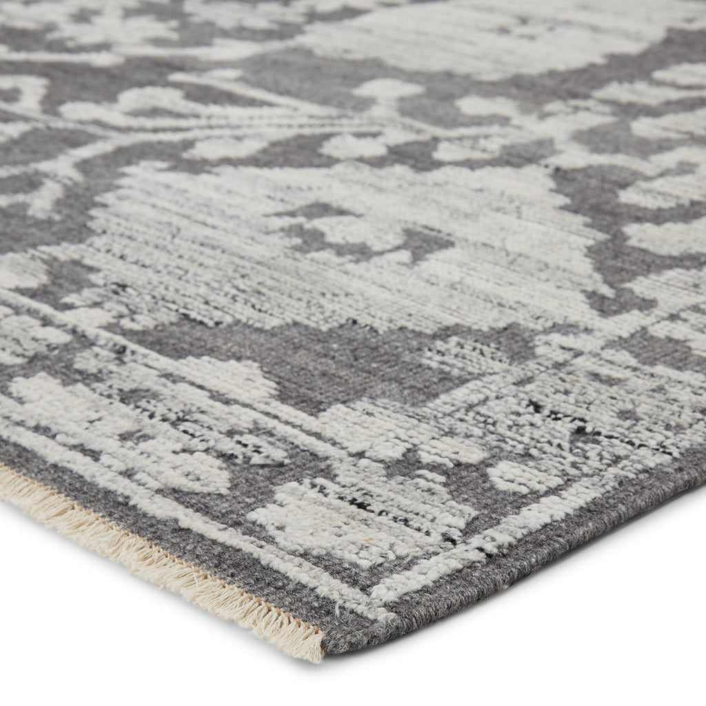 riona handmade floral gray white rug by jaipur living 2